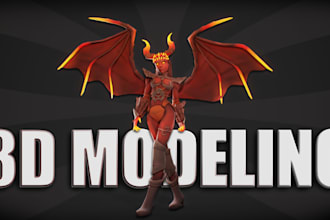 create 3d character for your game or animation