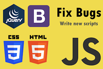 fix, design and develop websites for you in html, css, javascript, wix, shopify