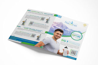 design professional brochure, business brochure