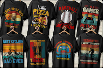 create graphic t shirt design and bulk t shirts design