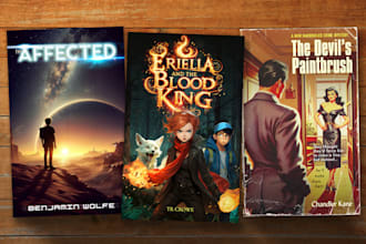 create a professional ebook or kindle cover for your book