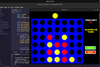 develop any kind of 2d game with pygame in python