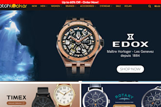 design wristwatch shopify store smart watch dropshipping store jewelry website
