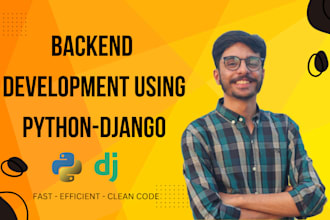 be your python backend developer with django