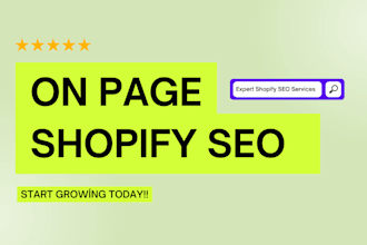 do on page shopify SEO for your website