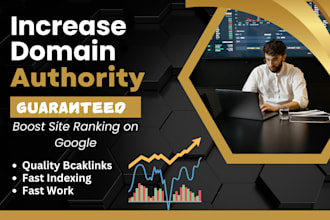 increase domain rating ahrefs DR moz da with SEO backlinks