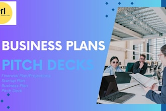 create startup business plan, financial projection, sba, proposal for business