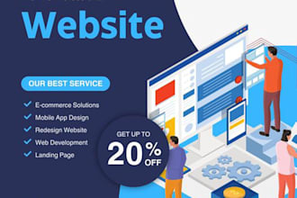 custom business website creation with maintenance support