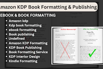 professional amazon KDP book formatting