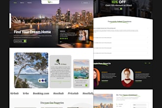 design airbnb direct booking website,vacation rental website design,str website