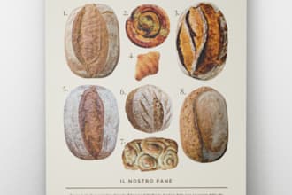 make an appetizing poster for your restaurant