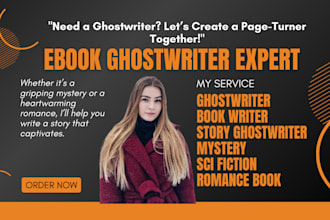 be kindle book writer, ghostwrite self help ebook romance, children story book