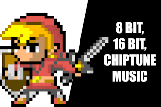 compose 8 bit, chiptune, nes style music for you