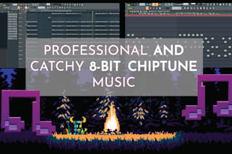 produce catchy 8 bit chiptune music for you