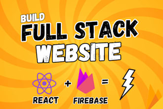 build web app with reactjs and firebase