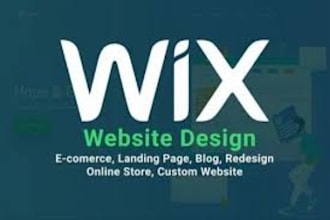 design or redesign a professional wix website