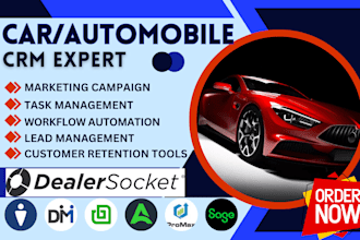 setup dealersocket vinsolution dealermine bonsai autoraptor car automobile crm