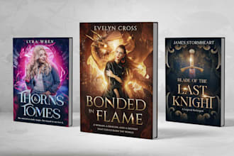 design professional amazon KDP book covers I  ebook and paperback
