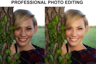 do beautiful photo editing and retouch