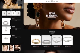 setup profitable jewelry website, shopify jewelry store, necklace, fashion store