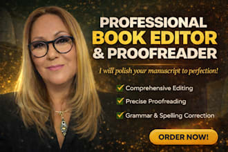 be your children book editor, novel editor and proofreader