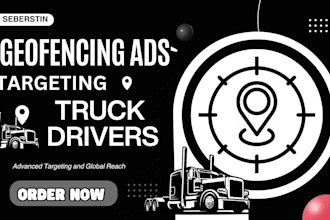 setup geofencing ads campaign targeting USA truck driver regional, local and otr