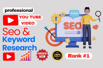 be the best youtube video SEO expert and organic channel growth manager