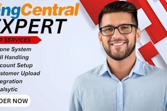 set up your volp phone system and custom ivr with ringcentral , twilio, 8x8