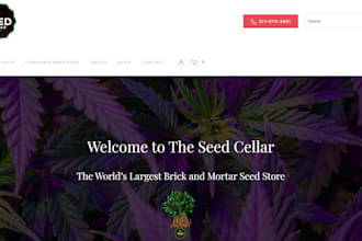 design cannabis website, cannabis store, dispensary website, cbd marijuana store