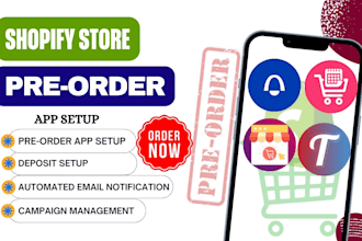 setup shopify store preorder appikon notify globo timesact wolf preorder now app