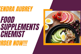 formulate food and energy drink products, vitamins, and nutritional supplements