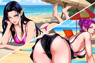 draw anime nsfw art