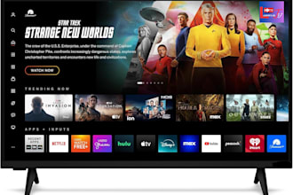 build smart tv app, iptv app, samsung tv, android tv app with live tv