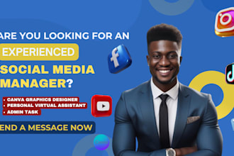 be fast canva graphics designer personal virtual assistant social media manager