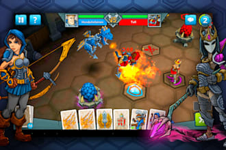 do unity 2d game development  mobile game multiplayer web game trading card game