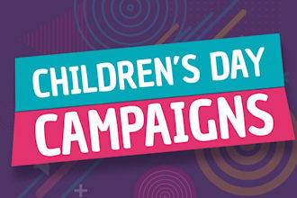 design childrens day newsletter festival email marketing campaign landing page