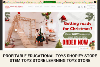 design profitable educational toys shopify store stem toys store learning toys
