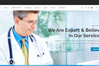 healthcare website medical website doctor clinic dental website healthcare