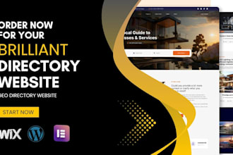 design a wordpress geo directory website, listingpro and mylisting