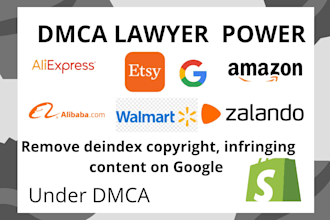 remove copyright listing, mugshots, negative links,bad article,from all platfom