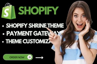 customise shopify store with shrine theme pro integrate payment gateway to store