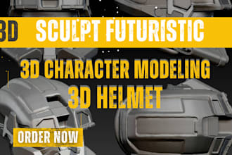 sculpt 3d helmet, cosplay 3d mask, 3d cyberp
