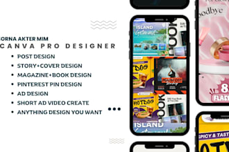 creative canva pro designer stunning graphics for your needs