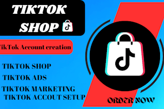 set up your tiktok shop, affiliate marketing, and tiktok advertising