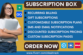 setup subscription box appstle seal recharge subify  bold recurringgo sms bump
