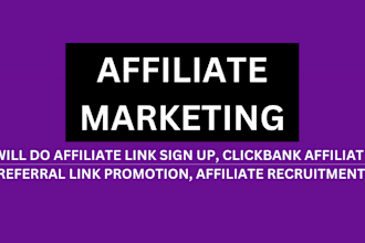 promote your affiliate link, referral link, or sign up offers