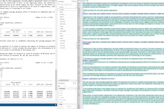 do econometric analysis using stata, spss, r studio, eviews, and or python