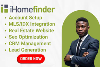 do your real estate website on ihomefinder with idx and mls integration