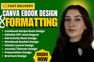 do canva ebook fillable workbook design flipbook lead magnet journal booklet