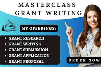 write winning grant proposal grant research grant submission 501c3 business plan